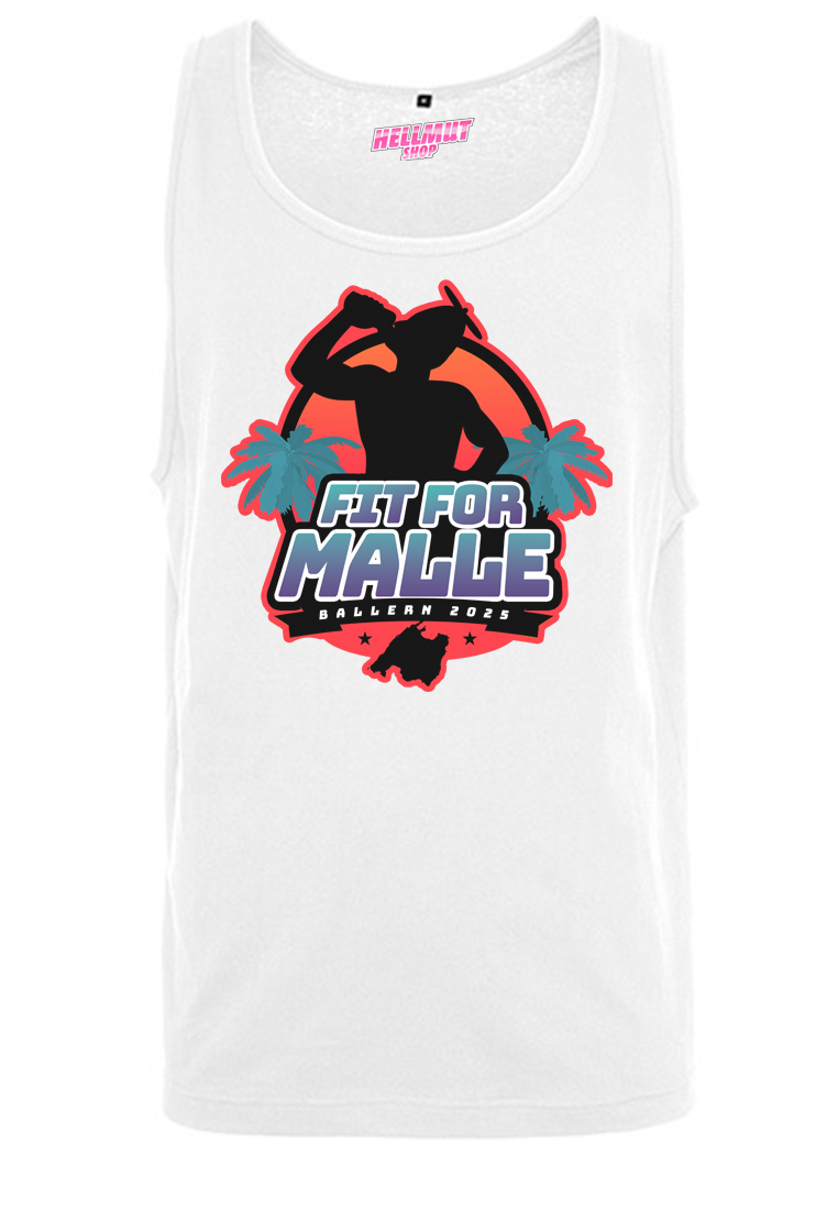 Partycrasher - Fit for Malle - Tanktop [weiß]